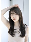 レイヤーカット/顔まわりレイヤー/顔まわりカット/前髪カット