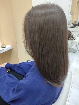 ヘアポジションにかほ 透明感カラー
