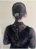 タイト編み下ろし