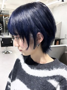 ファイブバイジエクト 堀江(FIVE by The Ect) ネイビーブルー ハイトーンカラー