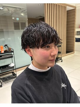 アッシュ 稲田堤店(Ash) シャドウパーマ×マッシュ