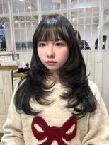 レイラバイアフロート 吉祥寺(Lila by afloat)&nbsp;内巻きワンカール/レイヤーロング/シースルーバング/韓国ヘア