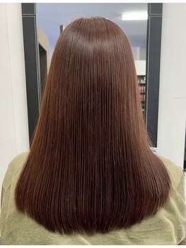 ティエナビューティー(TIENA BEAUTY) #ロング#イルミナ#ブラウン#髪質改善ストレート#天神