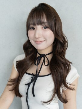 アルバム 新宿(ALBUM SHINJUKU) ロング韓国ヘア顔周りレイヤーおくれ毛_F20929