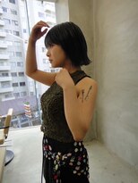 ソーコ 渋谷(SOCO) レディースボブショート切りっぱなしボブレディースカット