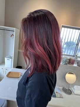 アスラン(ASLAN) 【aslan】暖色カラー/アンブレラ活かし/伸ばしかけ