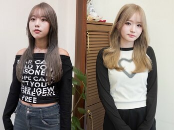 Idkの写真/20代から支持!ダメージ最小限のケアブリーチで叶える、透明感あふれる肌馴染みのいい似合う髪色!