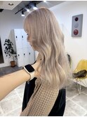 クラゲヘアー/小顔に見せるヘア/ココアベージュ/栄