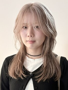 スリバー(sliver) ブリーチハイライト髪質改善ダブルカラーレイヤーカット