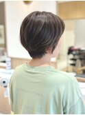 大人かわいい丸みショートボブ【若江岩田駅】
