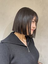 ニコ トウキョウ ヨコハマ(nico)&nbsp;顔まわりカット/切りっぱなし/ミディアム/切りっぱなし／ボブ