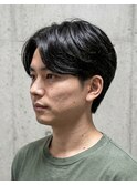 メンズ毛流れセンターパート♯77滋賀草津