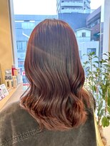 トト 船橋店(toto.)&nbsp;◇前髪顔周りカットピンクベージュアンブレラカラー船橋
