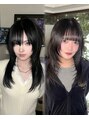 キイ 原宿 表参道(K.e.y) 黒髪でも可愛く、スタイリングしやすいハッシュカット☆