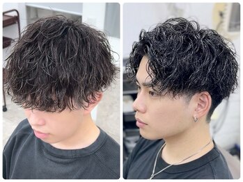 メンズサロンカット＆パーマEnhance相模原相武台前店【エンハンス】の写真/メンズパーマの定番ツイストスパイラルパーマ、跳ねずにセットが簡単な「縦落ちスパイラル」が大人気！