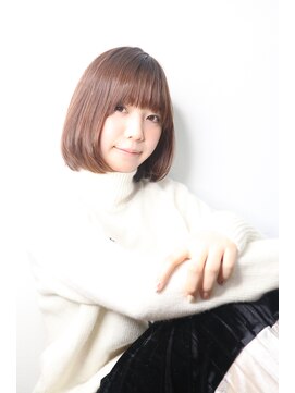 ブリス(VLISS) ナチュラルショート_3Dカラーシースルーバングフェザー