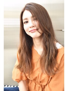 ビーハイブアヴェダ PARCO2店(BEHIVE AVEDA) 【ＢＥＨＩＶＥ及川】ロング×エアリーウェーブ