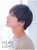 ナチュラルストレート韓国マッシュブルーブラックニュアンス