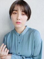 アルバム 渋谷パルコ(ALBUM) ナチュラルショート_ハイライトカラーオリーブカラー_77246