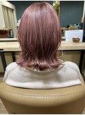 ペールピンクボブ