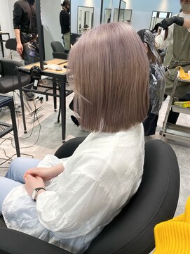 リンドトウキョウ(LINDO TOKYO) YA67_ラベンダーベージュ/ラベンダーカラー/ハイトーン/Wカラー