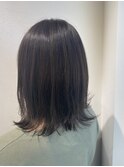 ブリーチなし☆透明感ラベンダーグレー