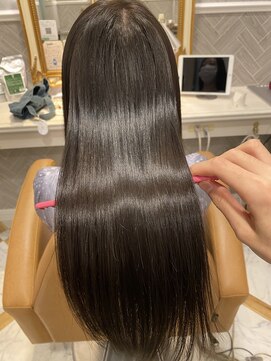 ロンドジェネルーズ 柏(Lond generous) 【高嶋優】髪質改善縮毛矯正×ワンレンカット×ネビージュ【柏】