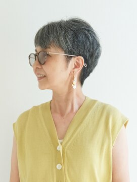 えがお美容室 【えがお美容室】50代60代の方に◎スッキリショートヘア