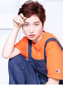 大人可愛い２０代３０代４０代小顔 チェリーブラウン F4