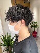 クオル 立川(QOL)&nbsp;ツイストパーマツイストスパイラルパーマツーブロック刈り上げ