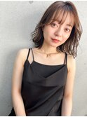 【20・30代おすすめ♪】小顔ウルフ×大人かわいい×こなれミディ