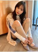 〇シースルーバング クアンクヘア ゆるレイヤー