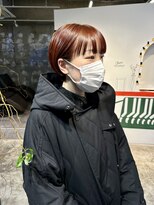 ノーム(norm) マッシュショート/耳かけショート/暖色カラー