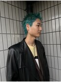 【至高のカット】ターコイズスパイキーショート
