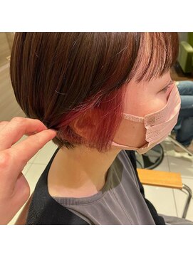 ズール 生田店(ZU LU) インナーカラーピンク/かわいい◎20代30代40代50代