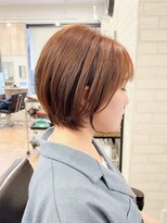 アンジュ ラヴィ(Ange Lavie)&nbsp;20代30代40代オレンジベージュショート ke019