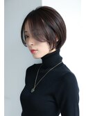 大人女性のクールショートボブstyle