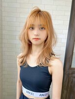 アルマヘア(Alma hair)&nbsp;オレンジベージュくびれレイヤー