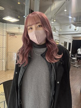 ヘアーアンドメイク ビス(HAIR&MAKE bis) 色落ち◎くすみピンクラベンダー☆【多田　華歌】