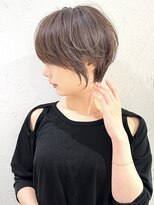 ショートボブ髪型30代40代50代前髪あり前髪なし面長丸顔【荒牧】
