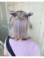 ガルボ ヘアー(garbo hair)&nbsp;ハイトーンデザインカラーエクステ10代20代