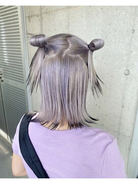 ガルボ ヘアー(garbo hair) ハイトーンデザインカラーエクステ10代20代