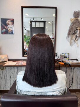 ゴデーレ(GODERE) 髪質改善うるツヤストレートヘア 黒髪暗色ナチュラル