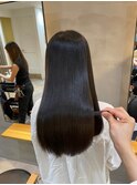 髪質改善＊ロングレイヤーグレーベージュ＊美髪【Zina船橋】