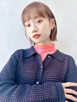 セイドット オモテサンドウ(Say. omotesando)&nbsp;say.黒髪ボブルフネビージュ小顔ワンレンピンクベージュアッシュ