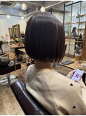切りっぱなしボブ