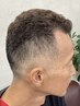 【当店最高級】カット＋ソフトアイロンパーマ＋極上シェービング＋耳清掃