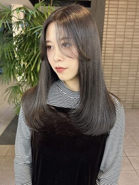 ガーランド(Girland) 【girland】ダークグレージュ　韓国風/レイヤーカット