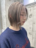 アルマヘア(Alma hair) フラットボブ　ミルクティ