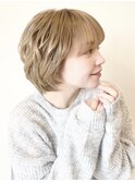 【 I. 】30代からのナチュラル前下がりショートボブ 川口